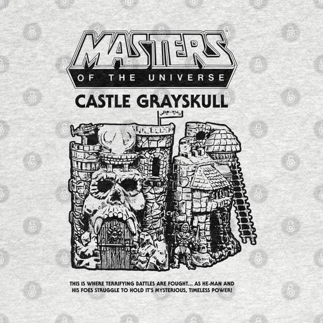 Castle Grayskull Toy Artwork - Light by Chewbaccadoll